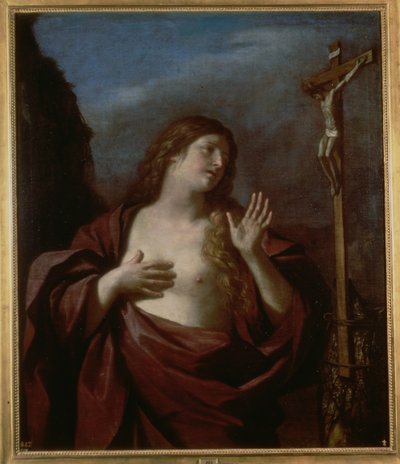 Mary Magdalene in Penitence by Giovanni Francesco Barbieri